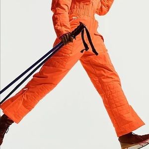 NWT, Neon Coral Free People Snowsuit
